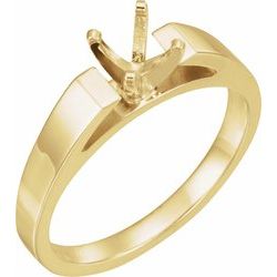 Cathedral Engagement or Band Mounting