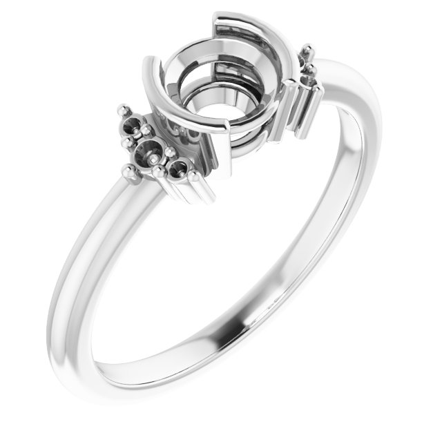 Bezel-Set Accented Ring
