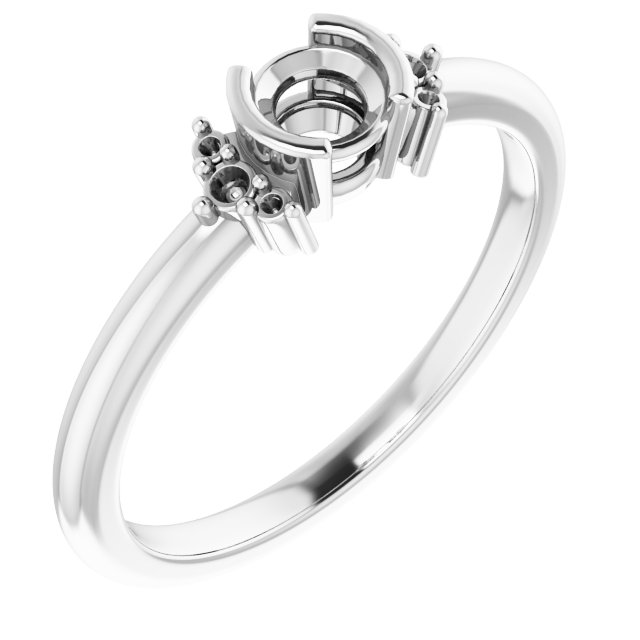 Bezel-Set Accented Ring