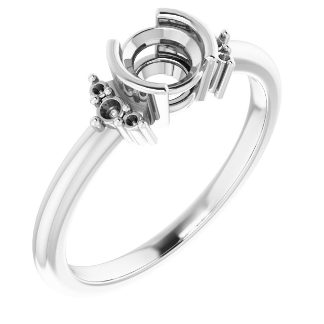 Bezel-Set Accented Ring