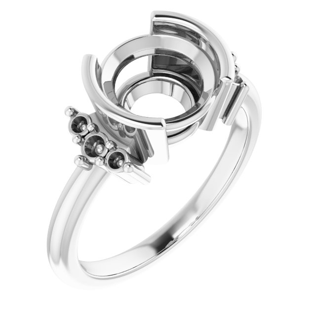 Bezel-Set Accented Ring