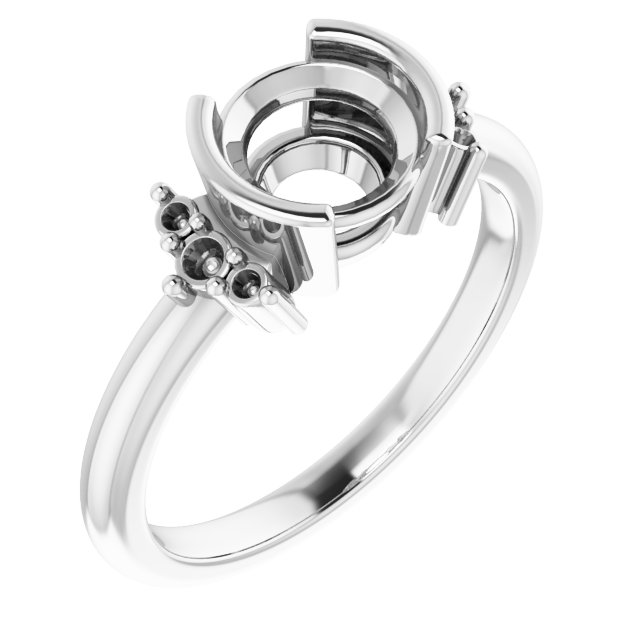 Bezel-Set Accented Ring
