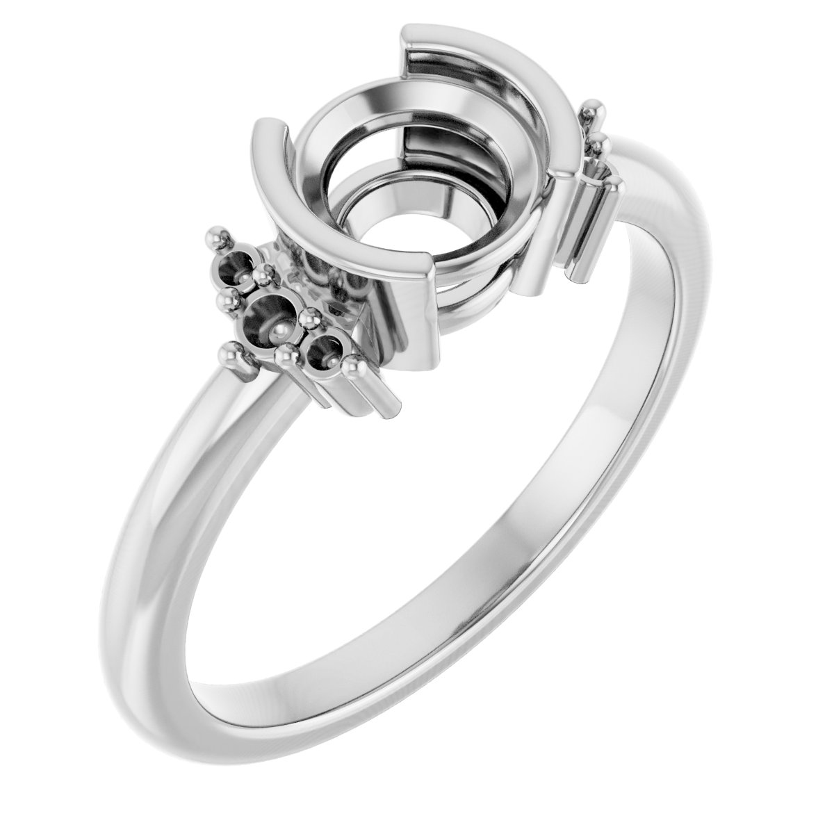 Bezel-Set Accented Ring