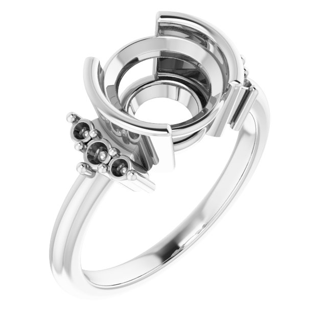 Bezel-Set Accented Ring