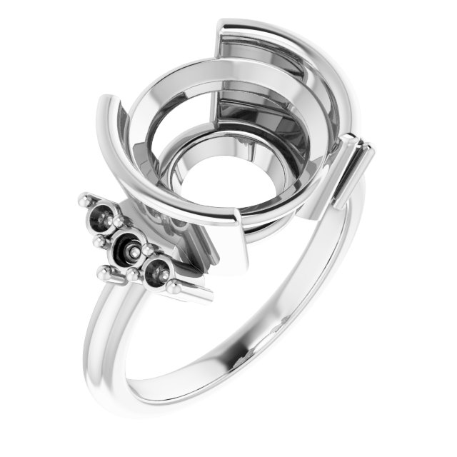 Bezel-Set Accented Ring