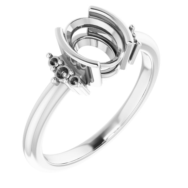 Bezel-Set Accented Ring
