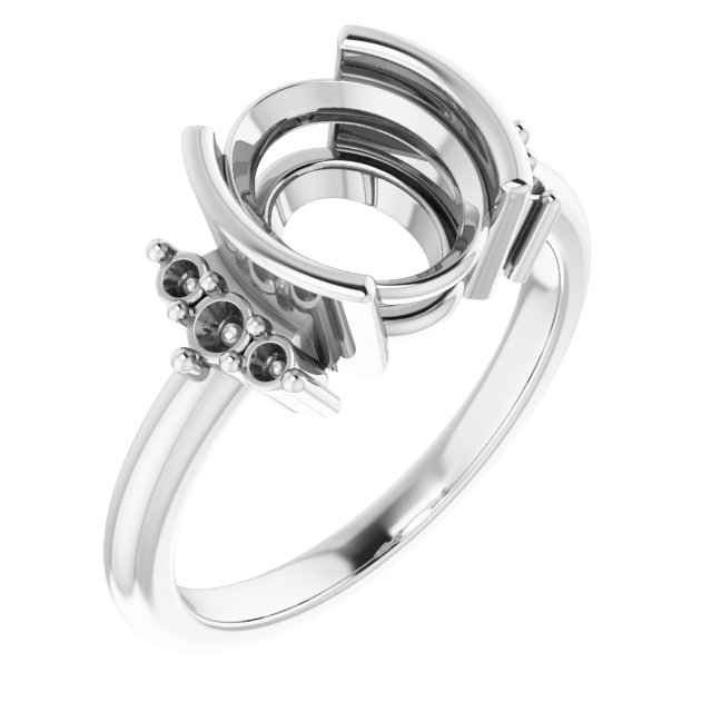 Bezel-Set Accented Ring