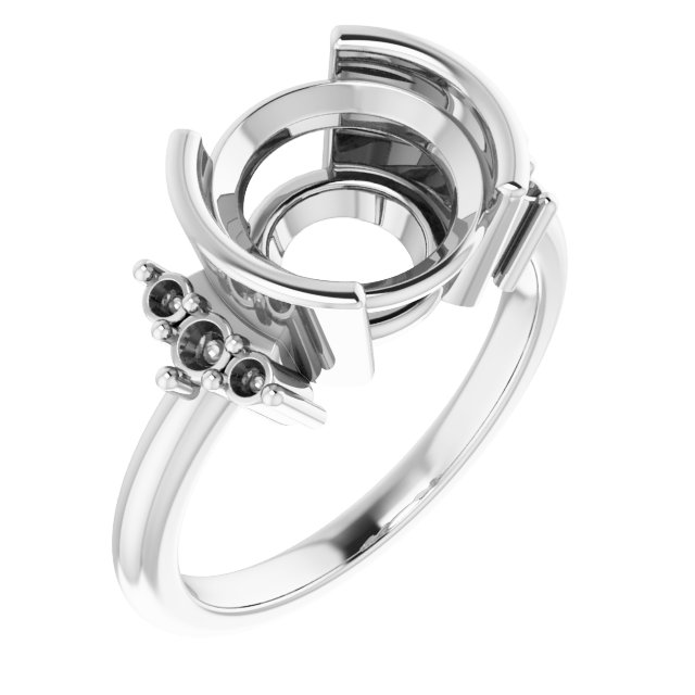 Bezel-Set Accented Ring