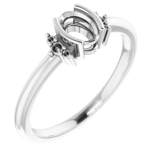 Bezel-Set Accented Ring