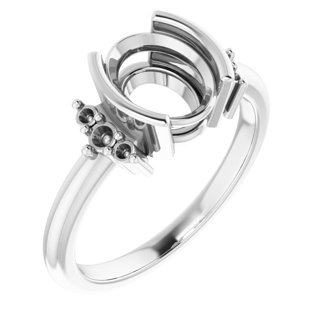 Bezel-Set Accented Ring