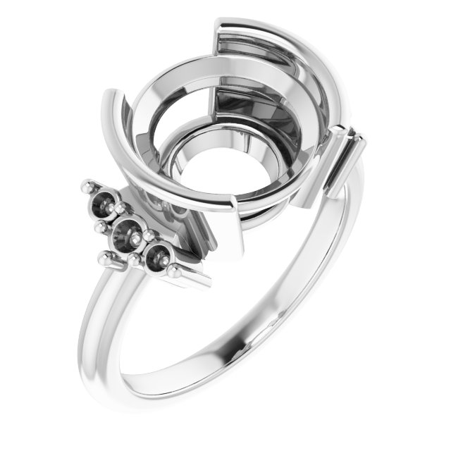 Bezel-Set Accented Ring