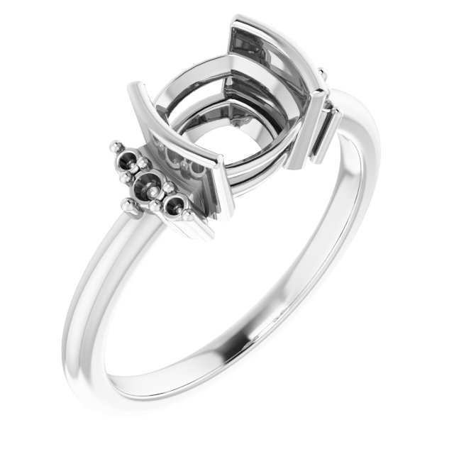 Bezel-Set Accented Ring