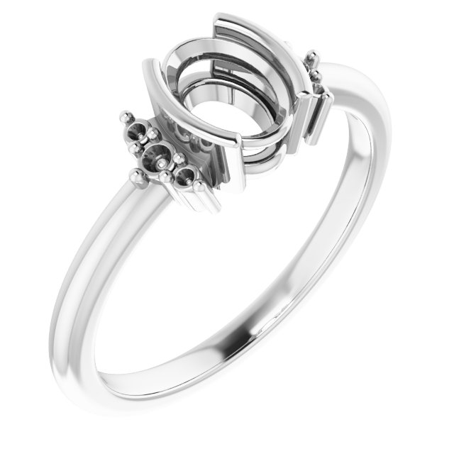 Bezel-Set Accented Ring