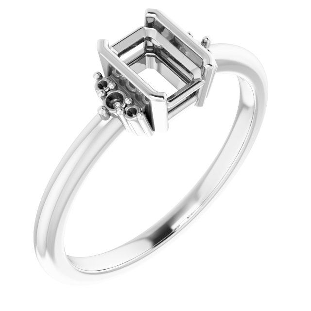 Bezel-Set Accented Ring