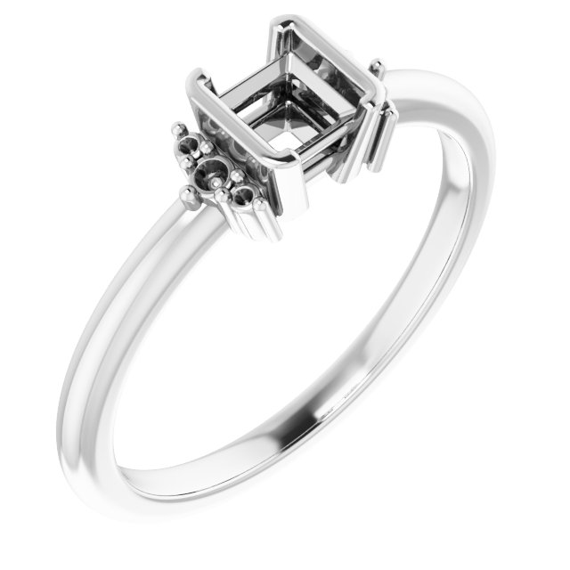 Bezel-Set Accented Ring
