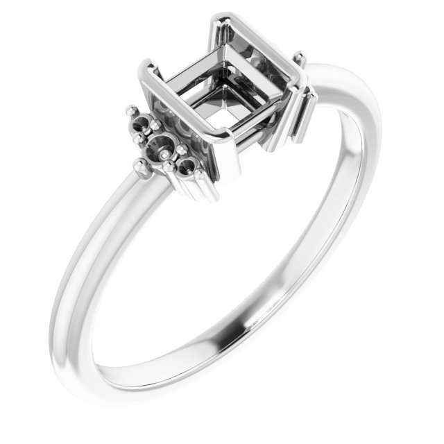 Bezel-Set Accented Ring