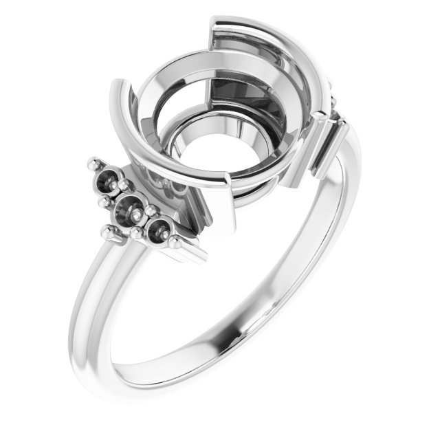 Bezel-Set Accented Ring