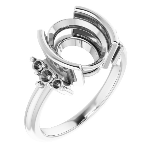 Bezel-Set Accented Ring