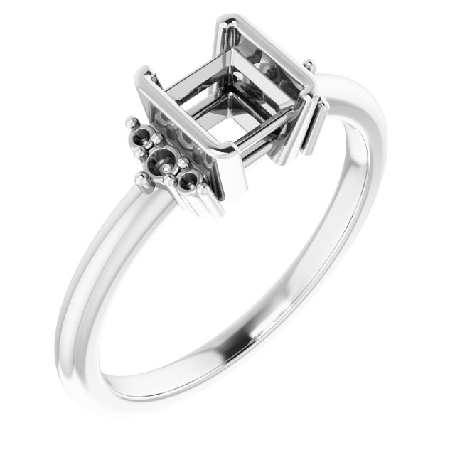 Bezel-Set Accented Ring