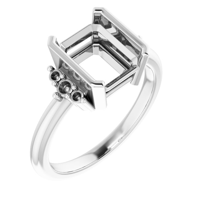 Bezel-Set Accented Ring