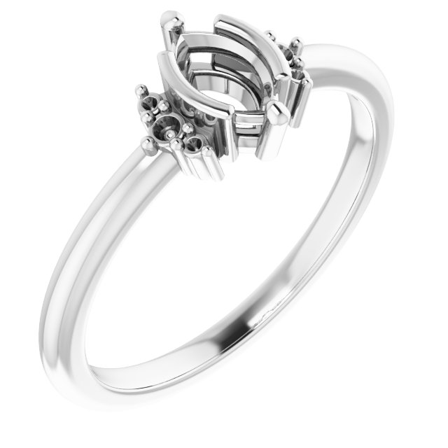 Bezel-Set Accented Ring