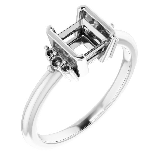 Bezel-Set Accented Ring
