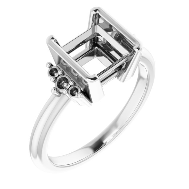 Bezel-Set Accented Ring