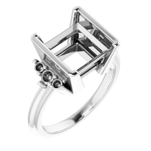 Bezel-Set Accented Ring