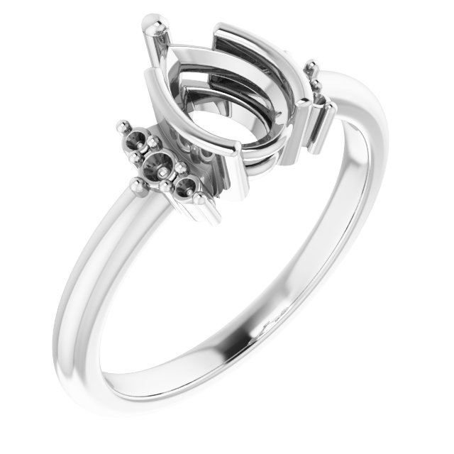 Bezel-Set Accented Ring