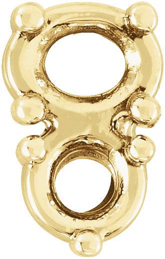 Two-Stone Necklace or Slide Pendant