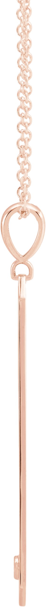 Alternative view of Engravable Bar Necklace or Pendant