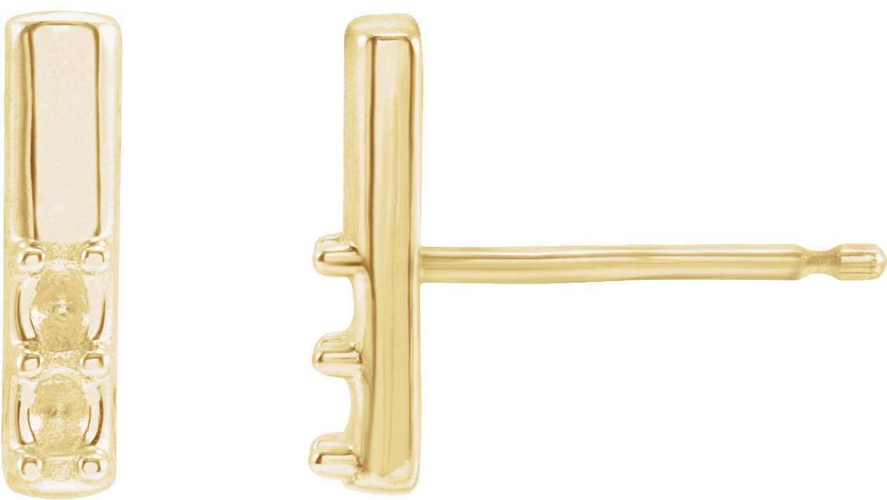 Family Bar Earrings