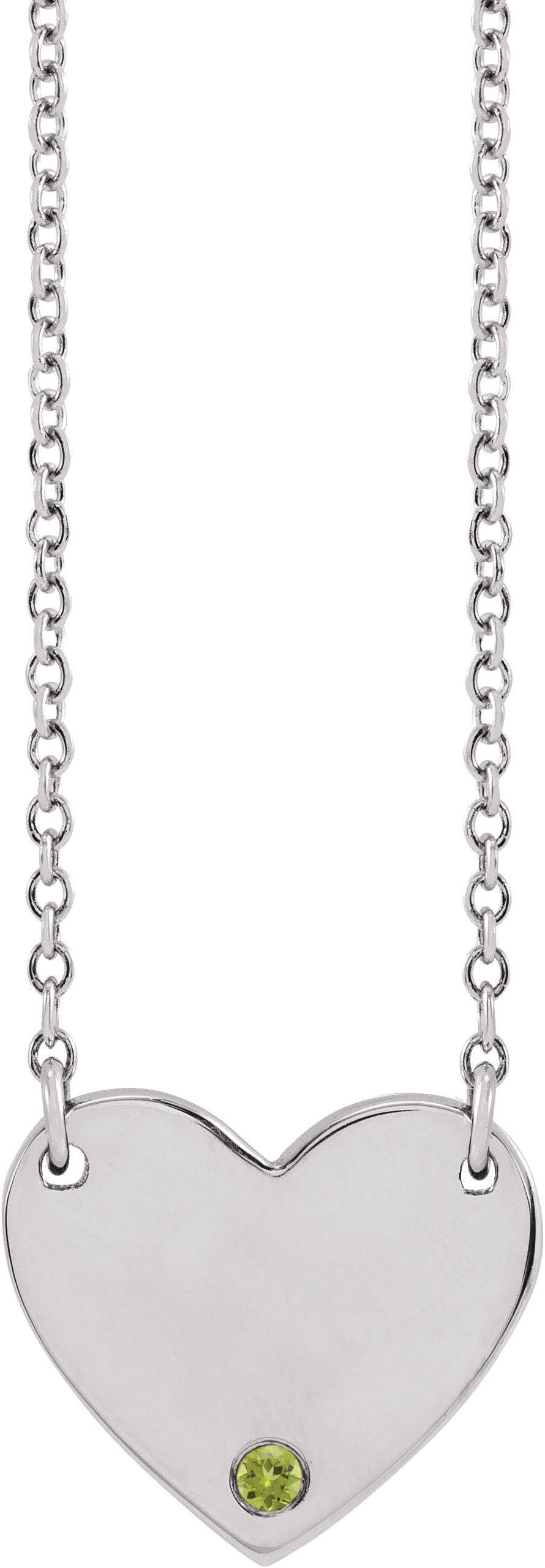 Engravable Heart Necklace