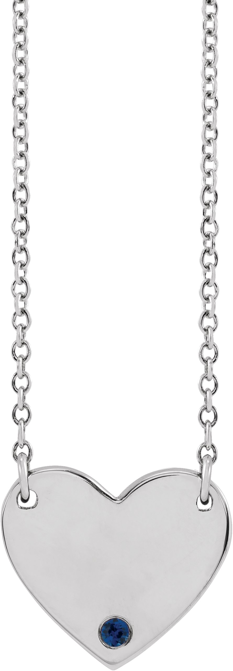 Engravable Heart Necklace