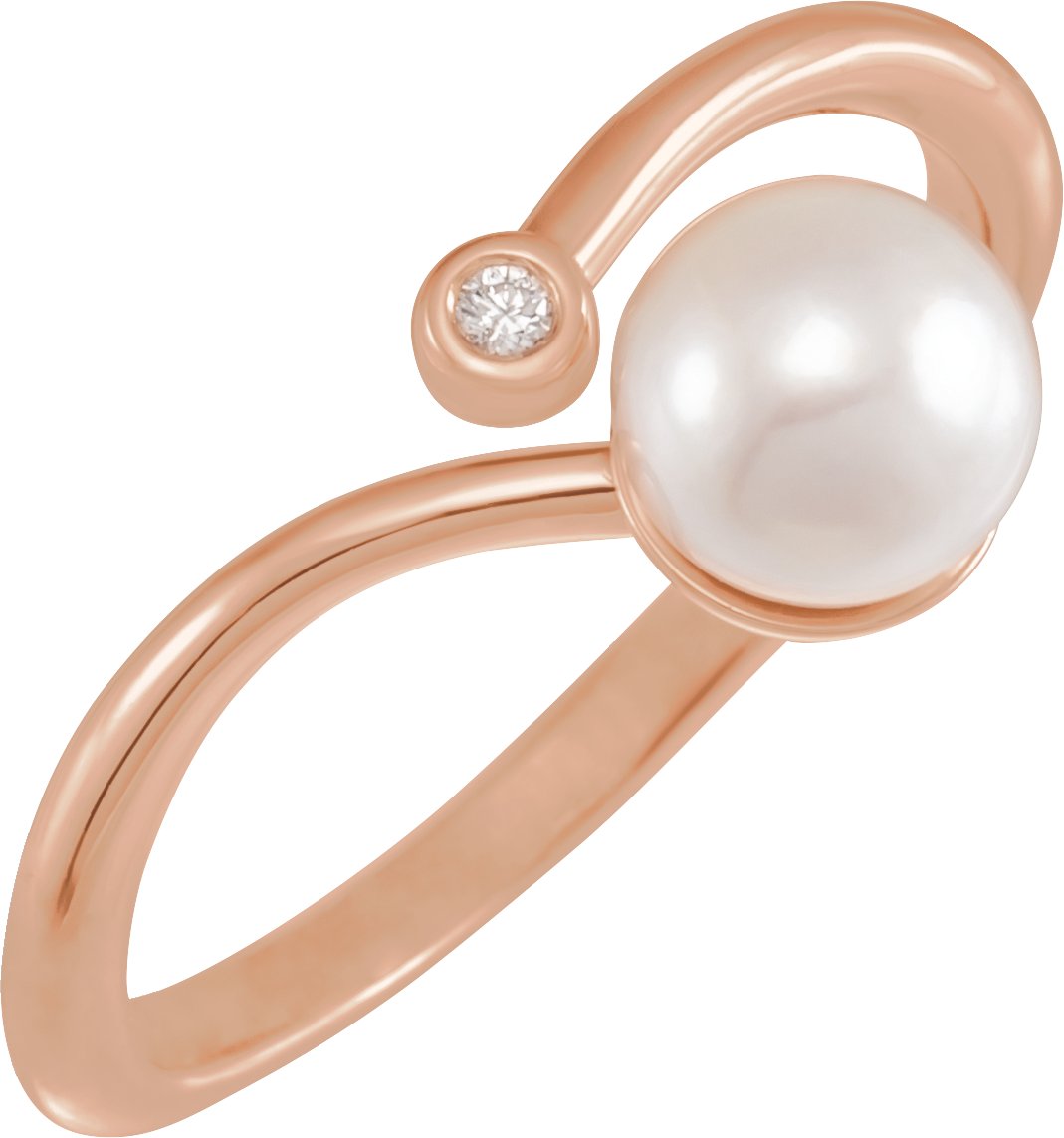 Freeform Pearl Ring