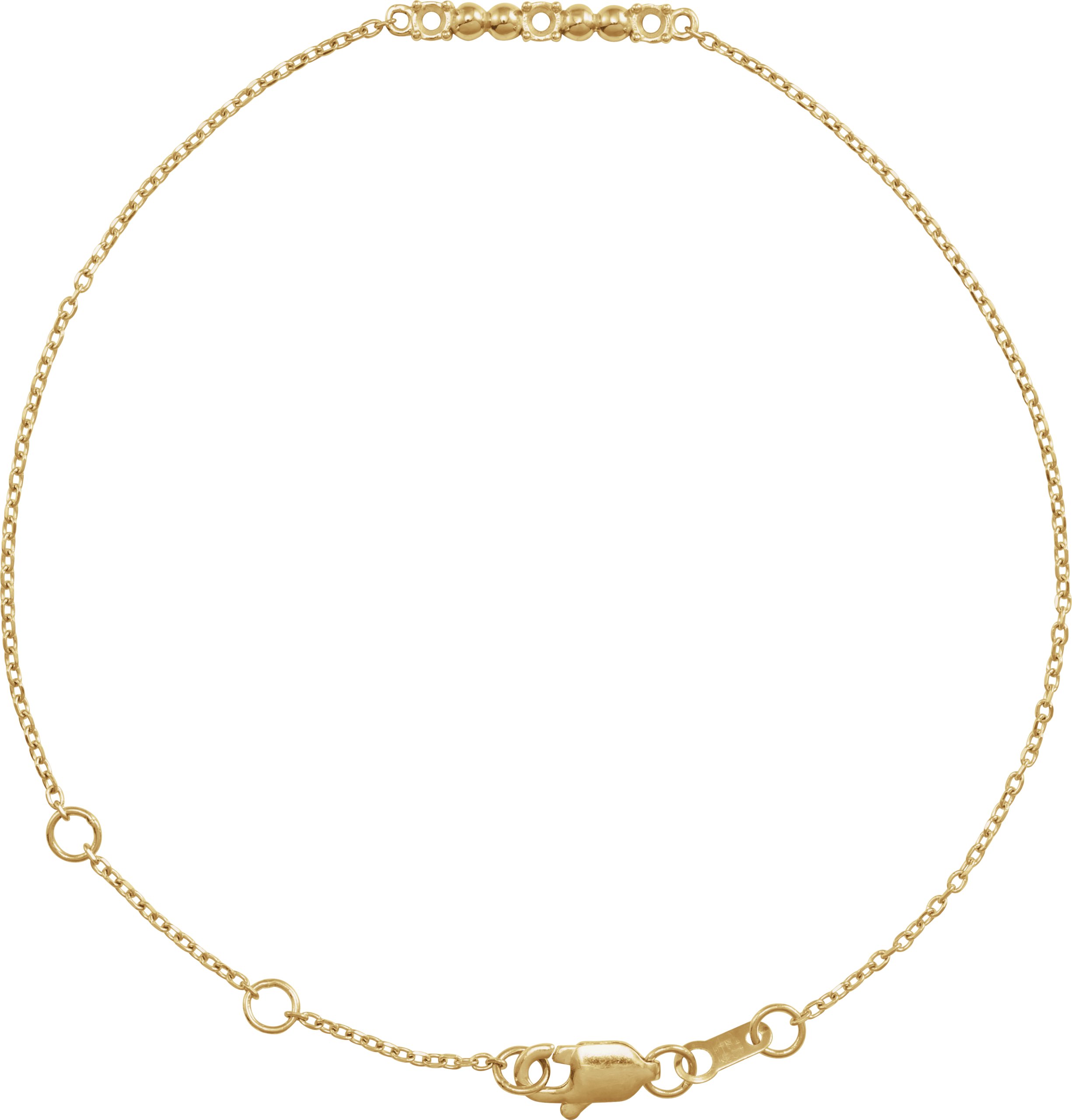Beaded Bar Bracelet