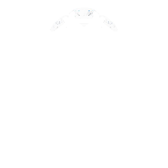 14K White Gold 4.8 mm Round 1/4 CTW Lab-Grown Diamond Semi-Set Engagement Ring