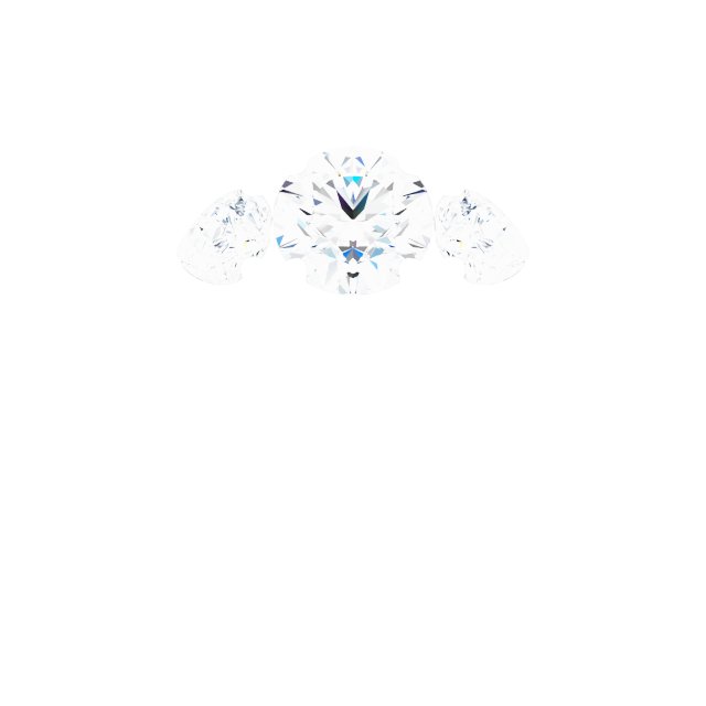 14K White Gold 4.8 mm Round 1/4 CTW Lab-Grown Diamond Semi-Set Engagement Ring
