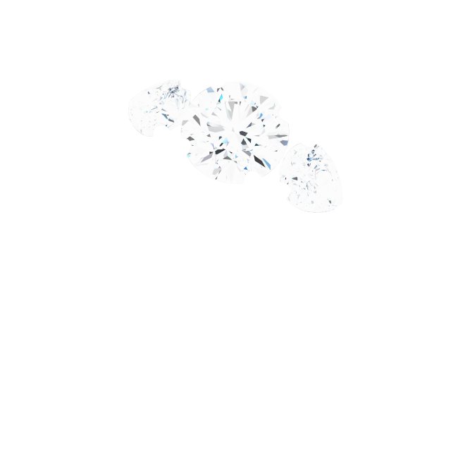14K White Gold 4.8 mm Round 1/4 CTW Lab-Grown Diamond Semi-Set Engagement Ring