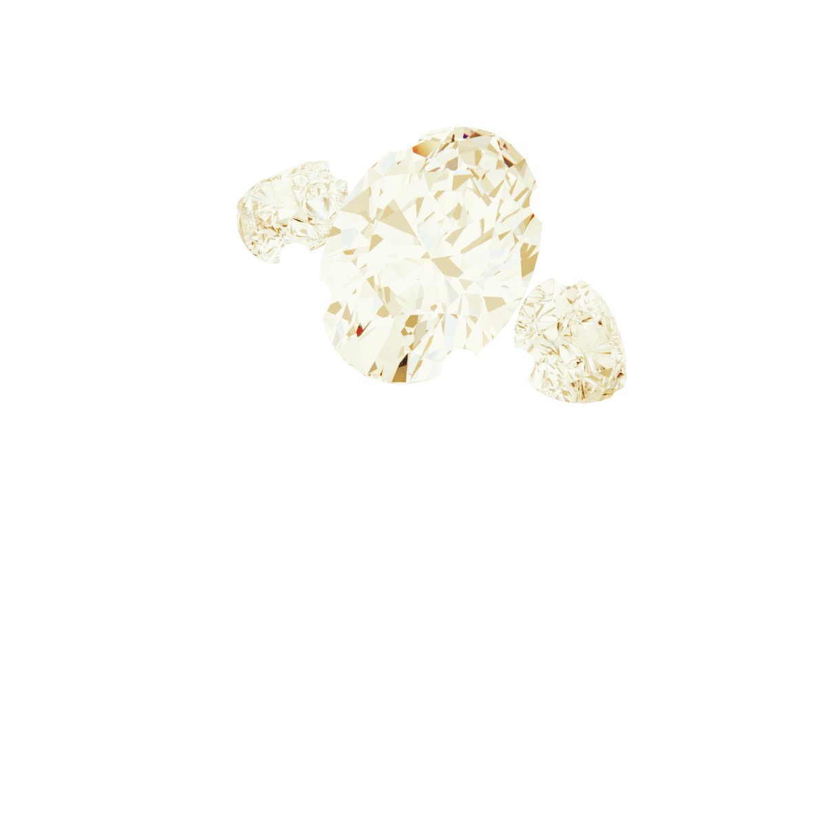 14K Yellow Gold 7x5 mm Oval 1/4 CTW Lab-Grown Diamond Semi-Set Engagement Ring