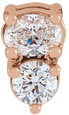 Two-Stone Necklace or Slide Pendant