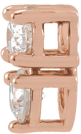 Alternative view of Two-Stone Necklace or Slide Pendant