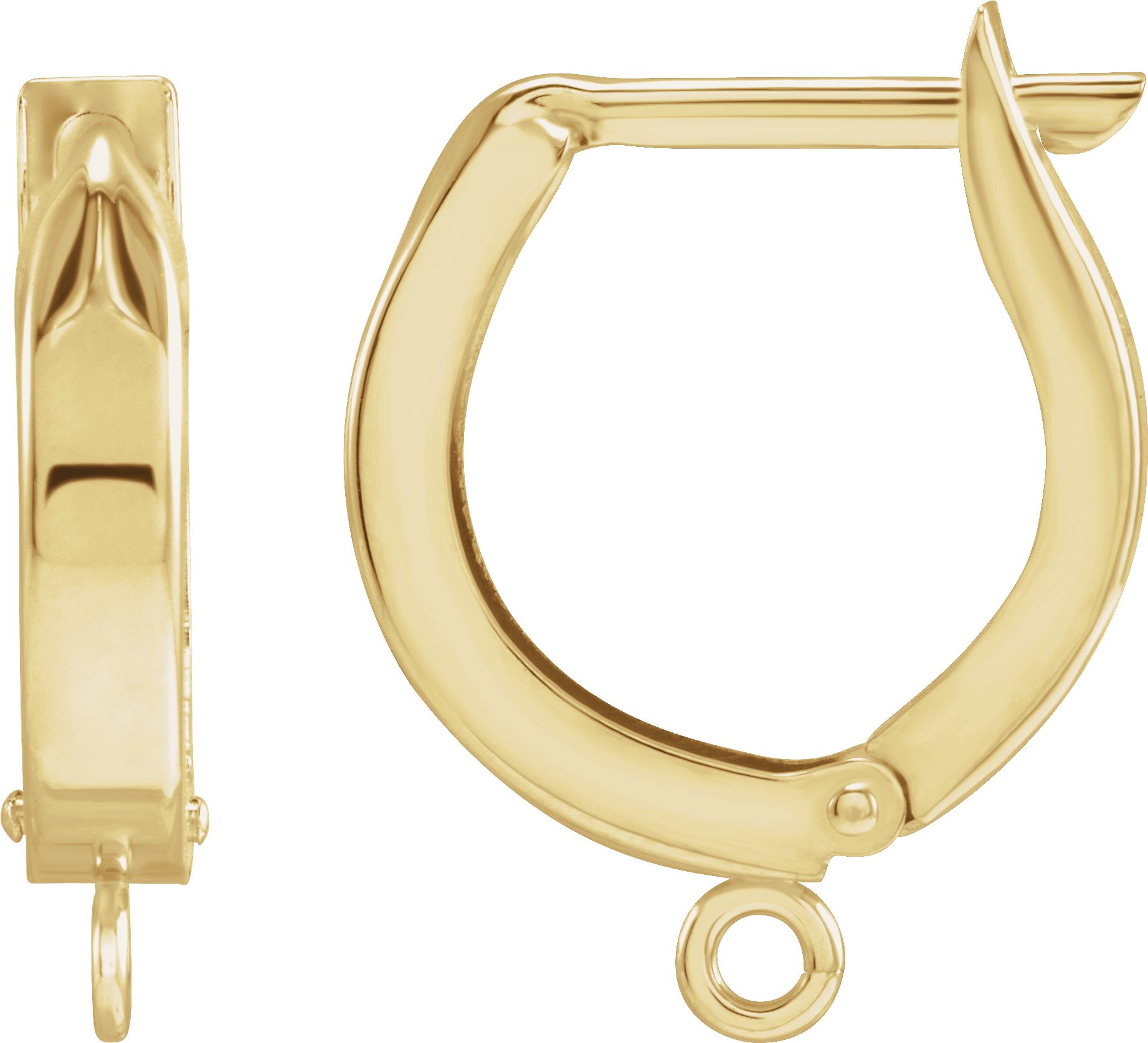 Click-In Lever Back Earring Top