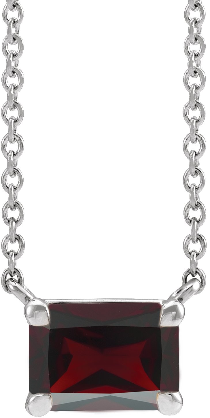 Emerald Claw-Prong Solitaire Necklace or Center