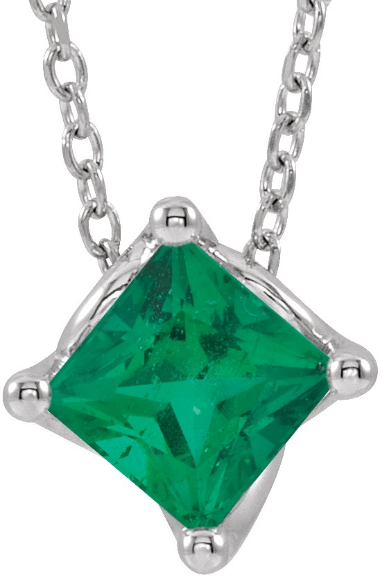 Solitaire Necklace or Slide Pendant