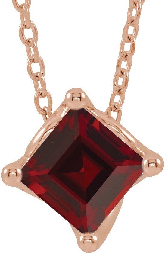 Solitaire Necklace or Slide Pendant