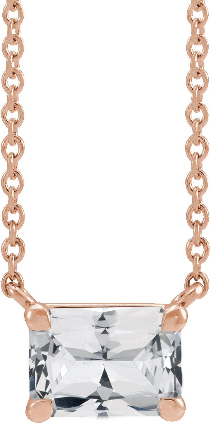 Claw-Prong Solitaire Necklace or Center