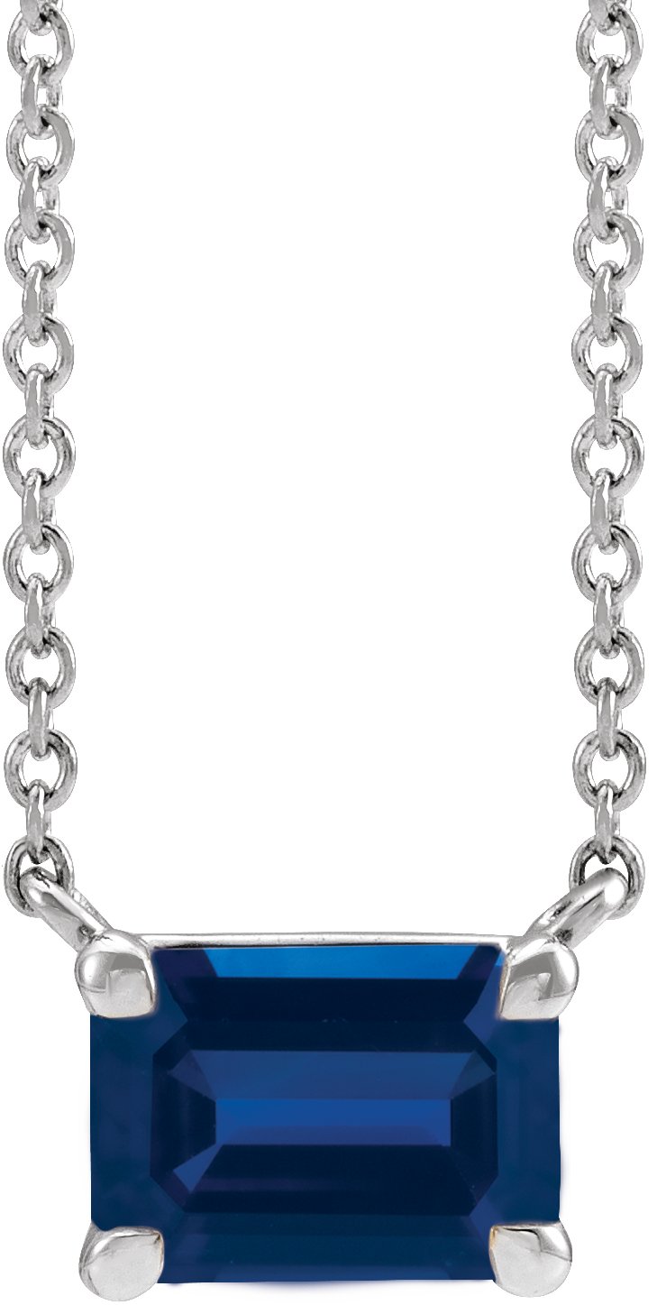 Emerald Claw-Prong Solitaire Necklace or Center