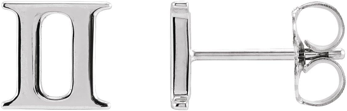 Single Roman Numeral Earring