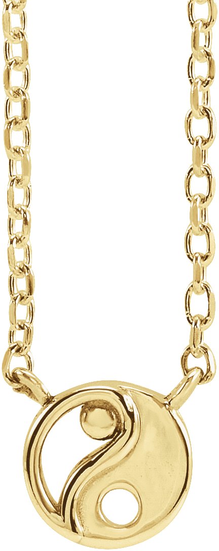 Yin Yang Necklace or Center